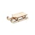 Luge miniature naturelle a peindre - Rico Design - Beige
