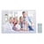 Cadre Photo Numérique 13 Pouces LED Avec Télécommande Et Support SD USB Blanc YONIS