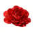 Broche fleur 11cm rouge