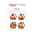4 badges métal décoration embelissment scrapbooking Fabrika Décoru BRIGHT AUTUMN 613