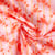 Tissu Coton imprimé Homard Funny rayé sur fond Rose pâle