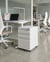 Armoire de bureau Acier Blanc RECAMI - Beliani