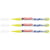 Lot de 3 marqueurs peinture acrylique pointe fine 1-2 mm - EDDING - Jaune fluorescent
