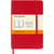 Carnet - 9x14cm - Rouge - 192 pages lignées - Couverture souple - Moleskine