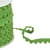 Bobine 25m élastique à pompons vert foncé 13mm