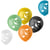 6 Ballons Dino Roars