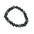 Bracelet Onyx et Hématite Perles rondes 8 mm - Omsaé