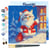 Mini Peinture par Numéros Figured'Art 20x20cm avec cadre Chat Père Noël - Petit Format