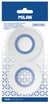 Blister 2 rubans adhésifs transparents brillants 19 mm x 33 m