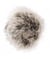 Pompons Premium Fausse Fourrure - 10cm de diamètre - Rico Design 25 Noir-nature
