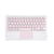 Clavier Pour Tablette Sans Fil Bluetooth Avec Pavé Tactile Vert Foncé Rose YONIS
