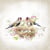 Lot de 4 serviettes en papier découpage collage 33 cm OISEAU NID OEUF O 209