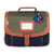 Cartable - Tann's - Bleu/Kaki - Maternelle - Primaire - 32x27x12cm - Axel