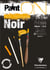 Bloc Clairefontaine PaintON - Papier multi-techniques - 975169C - Noir - A4 21x29,7 cm 250g