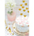 10 cake toppers cœurs dorés 20 cm