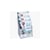 DISTRIBUTEUR DE PROSPECTUS 3 COMPARTIMENTS A4 - CRISTAL