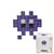 Kit mosaïque DIY pixel art - Little monster - Violet