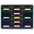 Moule de classement Storebox Multi 11 tiroirs Black Office - Noir/arlequin - Exacompta
