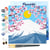 Mini Peinture par Numéro Figured'Art 20x20cm avec cadre Le Mont Fuji - Petit Format