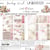 24 papiers scrapbooking 20 x 20 cm Craft O' Clock BABY GIRL UNIVERSE 09