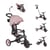 Tricycle EXPLORER 4-en-1 Évolutif et Pliable  Rose pastel - Globber