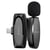 Micro Telephone Micro Cravate Sans Fil, Microphone Plug-Play, Micro Professionnel À Revers Pour Enregistrement Micro Portable Réduction Bruit