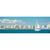 Tableau sur toile port de la Grande Motte 45x135 cm