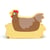 Figurine Poule en bois - Tender Leaf Toys