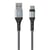 ENERGIZER Câble de Charge et de Données USB-A vers USB-C en Nylon Tressé 2m Anti-nœud Argent