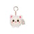 Peluche - PORTE-CLES EN PELUCHE KAWAII - MOKO MARU KITTY – CHAT CREME – 9 CM