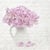 Lot de 4 serviettes en papier découpage collage 33 cm SAGEN VINTAGE ECRITURE PICHET ROSE