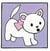 Kit canevas soudan enfant Chat