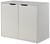 PINO Commode 2 portes MDF Blanc 85,5 x 43 x 72 cm - Vipack