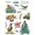 Planche de stickers couleur embelissement Fabrika Decoru FOREST LIFE 259