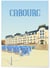Affiche ville de Cabourg | A3 : 29,7x42cm