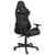 Chaise Gaming Noire en Tissu avec Accoudoirs Réglables Pivotant Style Moderne