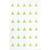 Motif Thermocollant transfert Customisation textile Triangle Doré 1 cm