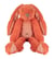 Peluche Lapin Richie Orange 28 cm - Happy Horse