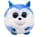 Puffies Prince petit peluche ball - Ty - Bleu