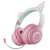 Casque Audio Sans Fil Oreilles De Chat RGB Pour Gaming Et Musique