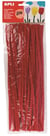 SACH 50 CHENILLES ROUGE 30CM