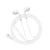 Mayaxess Écouteurs Filaires USB-C pour Galaxy S24 Fe avec Micro intégré Blanc
