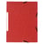 Chemise à élastiques 3 rabats carte marbrée recyclée 355g/m2 - A4 - Rouge - x 50 - Exacompta