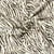 Tissu Viscose satiné Hermine zébré Noir et Gris sur fond Ivoire