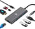 Hub Xtrememac USB-C – 8 ports – USB-C PD, USB-A 3.0, HDMI 4K, SD/Micro, Ethernet RJ45 – Structure aluminium légère et solide – Silver