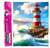 Diamond Painting Broderie Diamant LUMINLIFE 40x50cm, 100% strass, diamants ronds - Phare et la mer