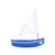 Le Bachi Bleu - Bateau en bois 17cm - Maison Tirot