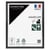 Cadre photo Pandore noir argent 40x50 cm