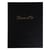 Livre d'or Balacron avec titre 100 pages blanches - 27x22 cm vertical - Noir - x 2 - Exacompta