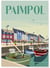 Affiche ville de Paimpol | A3 : 29,7x42cm